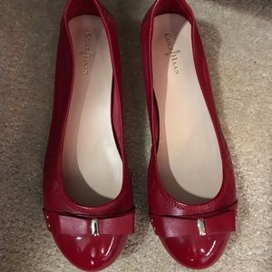 Cole Haan red flats